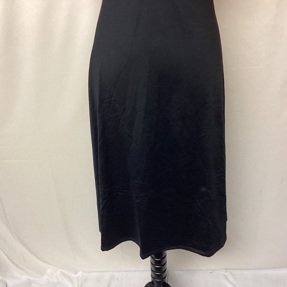 Susana Monaco Midi Halter Dress LBD Glam Formal Event Pinup Sexy Resort SZ S - Picture 3 of 11